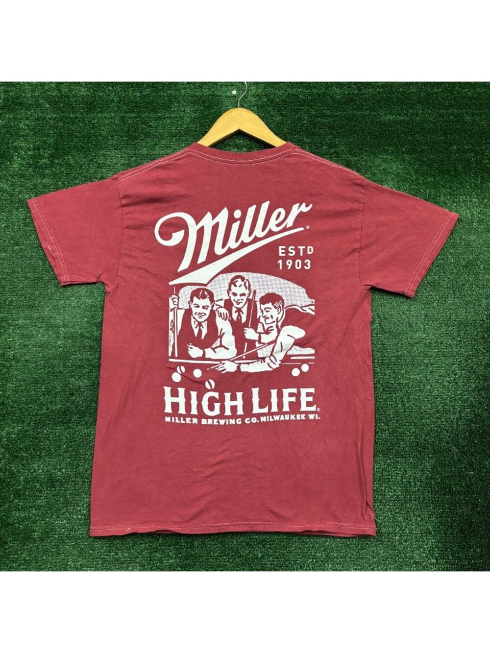 Miller Brewing Co Miller High Life Est 1903 T-Shirt Size Medium
